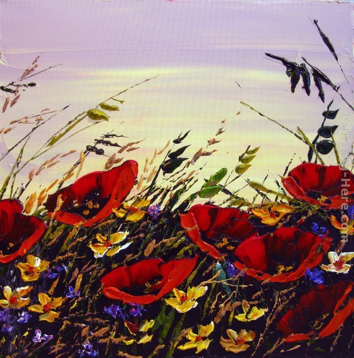 Maya Eventov Poppies at Dawn